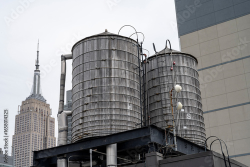 Fotografie water tank on the roof