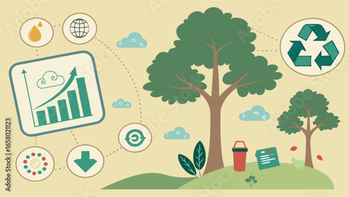 Sustainable business growth with environmental responsibility and eco friendly practices for a better future