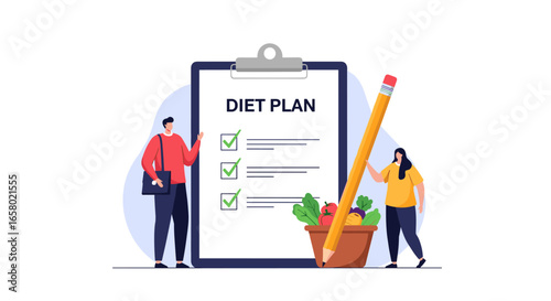 Create a healthy eating plan for sustainable weight loss and improved well being