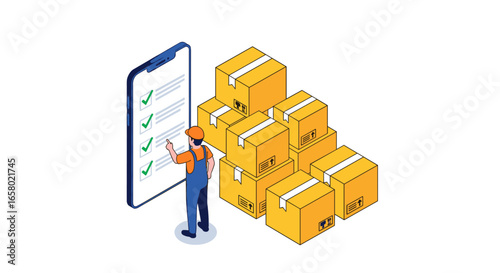 Digital inventory management and logistics operations for efficient supply chain execution and tracking