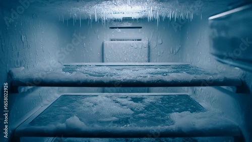 Icy Inside Fridge