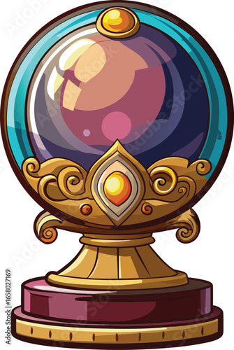 Spooky Crystal Elements Magical Crystal Ball Fortune Teller