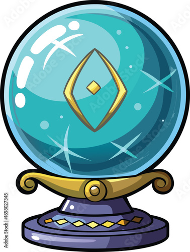 Spooky Crystal Elements Magical Crystal Ball Fortune Teller
