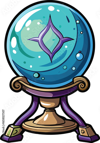 Spooky Crystal Elements Magical Crystal Ball Fortune Teller