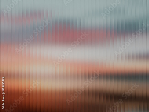 Fractal glass background with an Gradient inspired by sunrise and sunset
