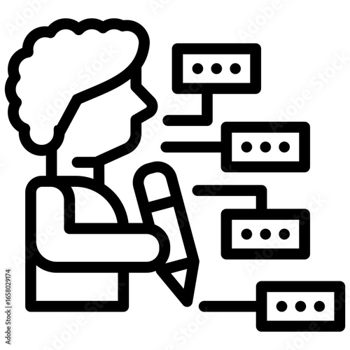 Planner Outline Icon
