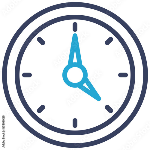 Time Outline Color Icon