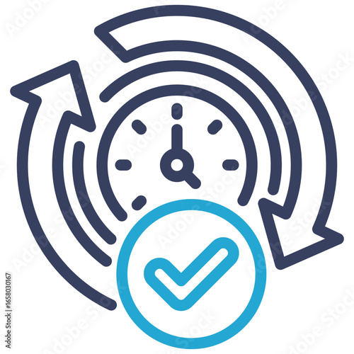 Routine Outline Color Icon
