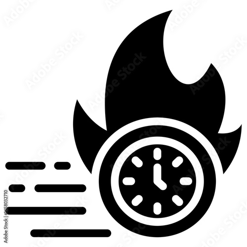 Speed Glyph Icon