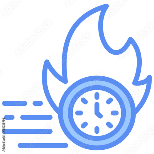 Speed Blue Icon