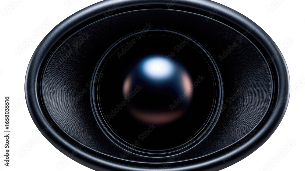 Close-up View of a Glossy Speaker Cone with Detailed Surface Texture and Central Dome Reflection Close-up View of a Glossy Speaker Cone with Detailed Surface Texture and Central Dome Reflection