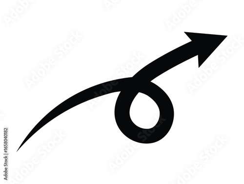 Oval circle rotate arrow icon. Ellipse orbit line arrow symbol. Oval circumference sign. Vector illustration isolated on white background.