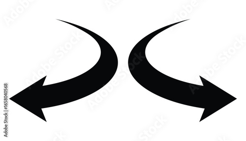 Oval circle rotate arrow icon. Ellipse orbit line arrow symbol. Oval circumference sign. Vector illustration isolated on white background.