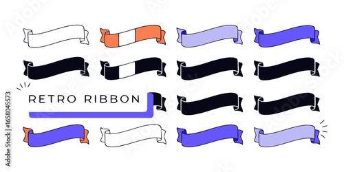 Element design collection for label and logo. Design elements. Vector Illustration