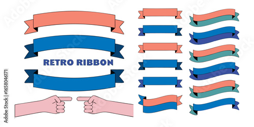 Element design collection for label and logo. Design elements. Vector Illustration