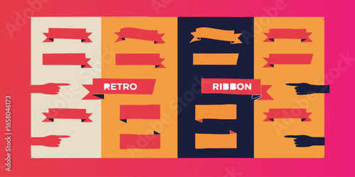 Element design collection for label and logo. Design elements. Vector Illustration