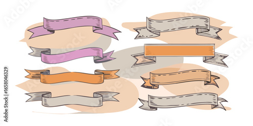 Element design collection for label and logo. Design elements. Vector Illustration