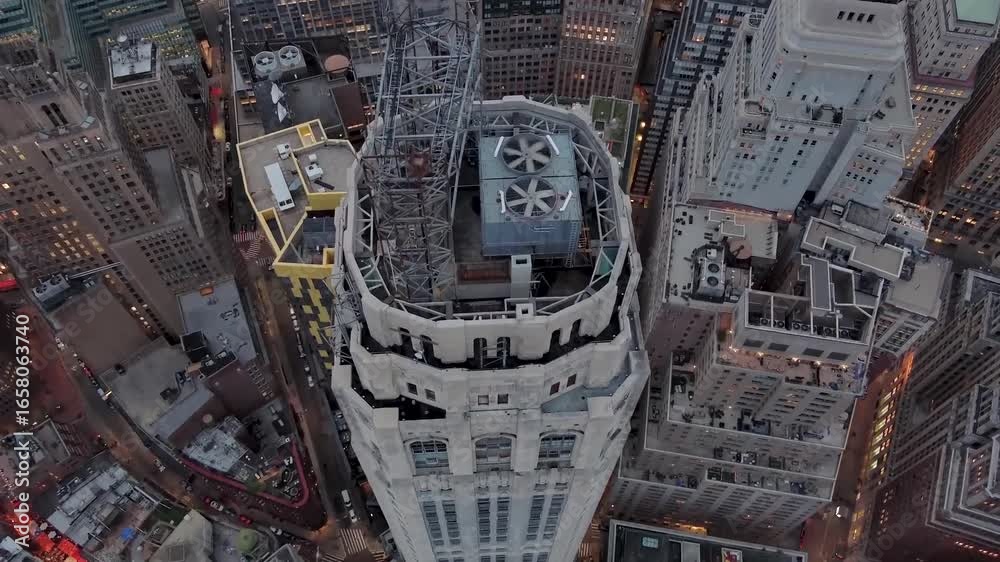 New York City aerial landscape New York City aerial landscape