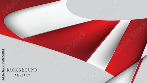 Free Download Abstract red gray and white blank space modern futuristic background vector illustration - GFXLoad