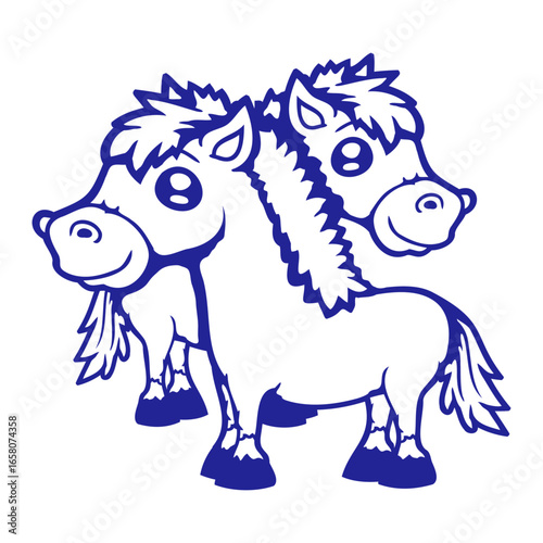 2 horses Man Woman Lovers Two Friends Love Team