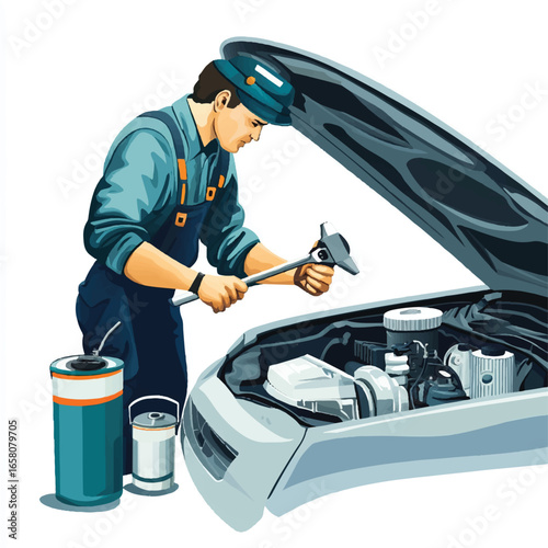 a mechanic 