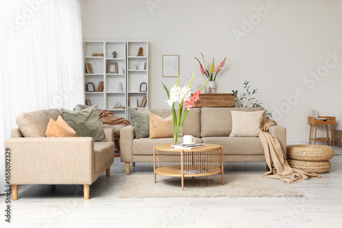 Interior of living room wit...