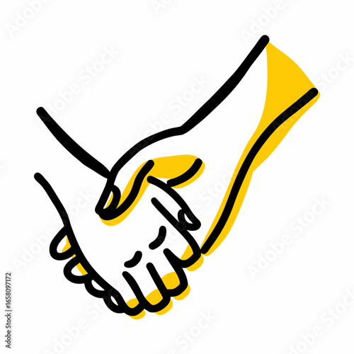 Two hands holding closely in a supportive gesture  