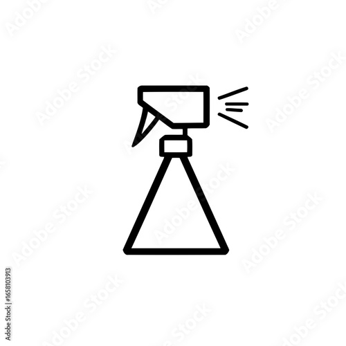 Photo camera icon on a metallic button with a tripod and a professional lens, isolated on a black background