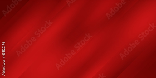 Abstract red gradient background, light and shadow on the backdrop with dimensions, hot tone wall with intense color, horizontal wallpaper.