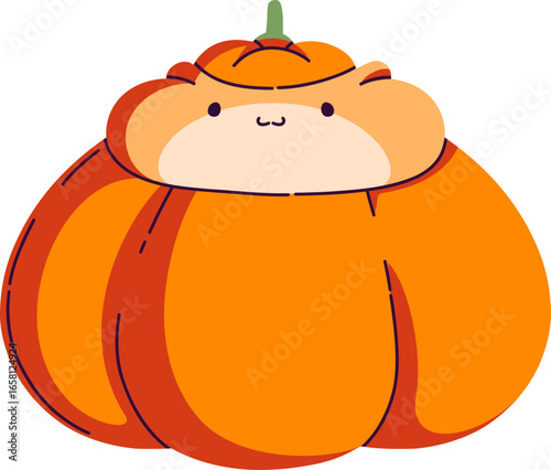 Pet in Pumpkin