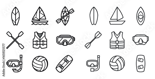 Water Sports Icons