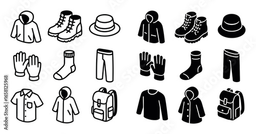 Camping Gear Icons