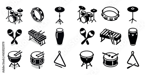 Percussion Instruments Grid