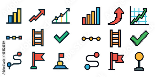 Colorful Productivity Icons