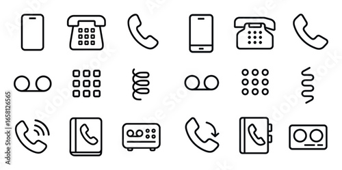 Minimalist Phone Icon Set