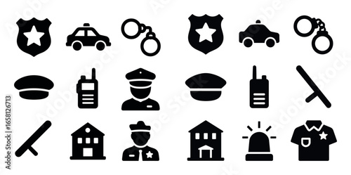 Police Icon Set