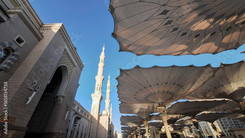 Wallpaper Mural Exterior architecture of the Masjid an-Nabawi, Medina Torontodigital.ca