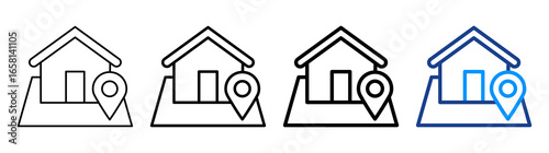 Plot Icon Different Style Outline Collection Set