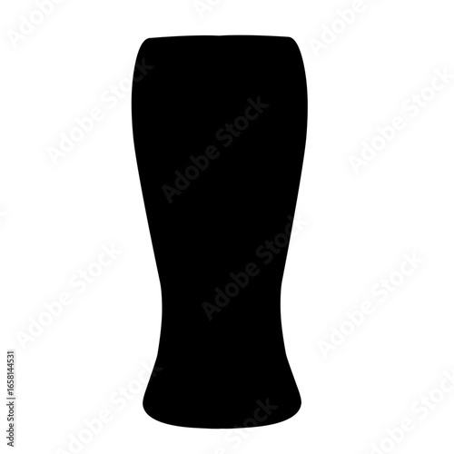 Wine glasses vector silhouette