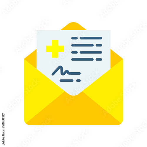 Sick Leave flat icon