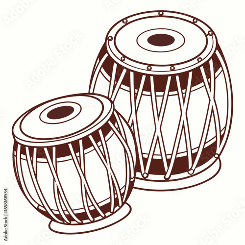 Indian Tabla Drums Music Concept