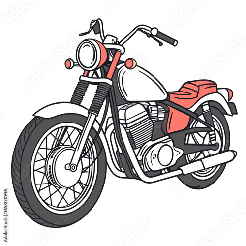 Vintage Motorbike Freedom Concept