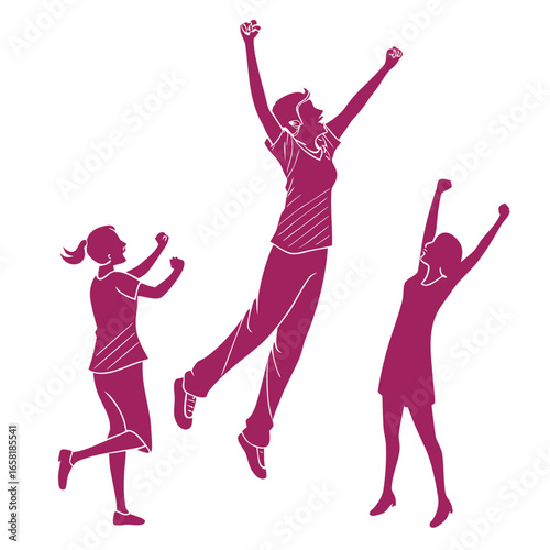 Joyful Women Celebrating Success