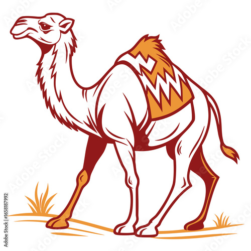 Cartoon Camel Illustration