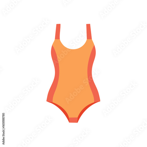 Summer Swimsuit Style One Piece Bathing Suit Fashionable Beachwear Garment for Sunbathing and Swimming Pool Relaxation