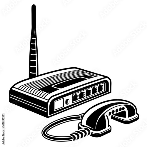 Internet Router and Telephone