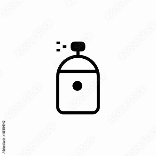 spray can aerosol icon sign vector