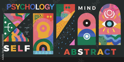 Abstract Psychology Mind Self Art Design