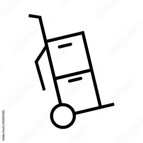 Warehouse icon vector. storage illustration sign. store symbol. storehouse logo. depot web icon.
