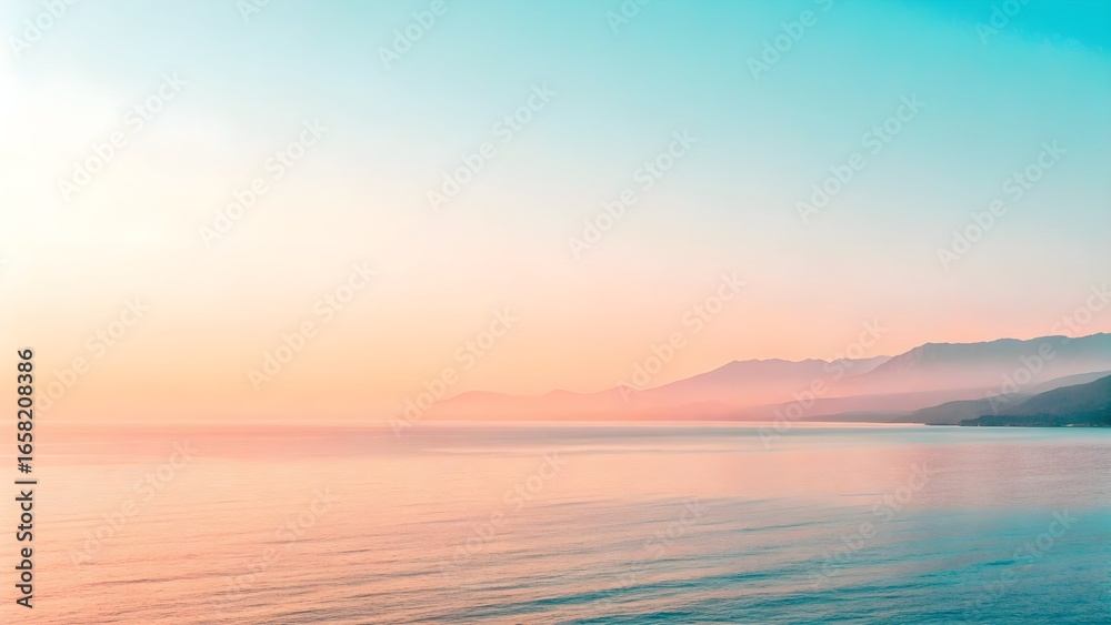 Fototapeta premium sunrise over the sea
